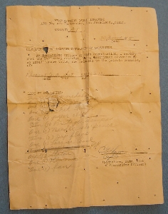 Ce document autorise un sergent de l'infanterie amricaine a ramen avec lui un "needle sharpener"