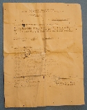 Ce document autorise un sergent de l'infanterie américaine a ramené avec lui un "needle sharpener"